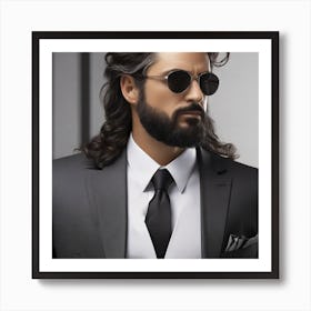 Man In A Suit Art Print