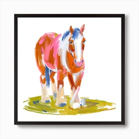 Clydesdale Horse 02 Art Print