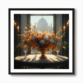 Bouquet Of Flowers Art Print