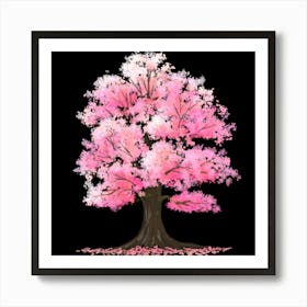 Cherry Blossom Tree Art Print