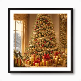 Christmas tree  Art Print