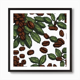 Coffee Beans Art Print