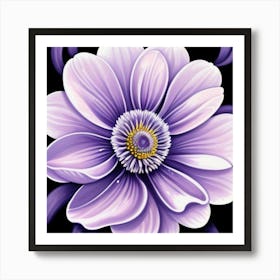 Purple Flower 1 Art Print