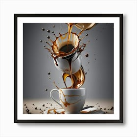 Coffee Pouring 41 Art Print