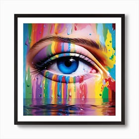 Watery Eye Art Print