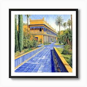 Palace Of Medina Art Art Print