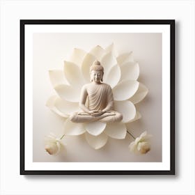 Buddha In Meditation 5 Art Print