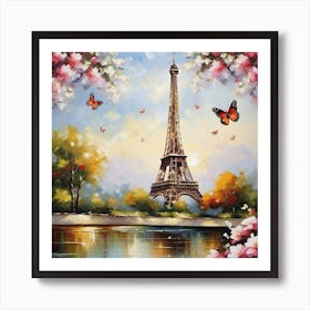 Paris Eiffel Tower 103 Art Print