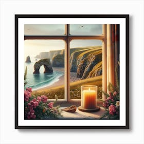 Cliff Arch  Art Print