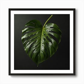 Monstera Leaf Art Print