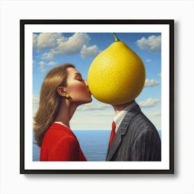 'The Lemon Kiss' Art Print