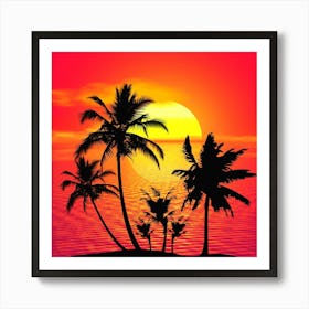 Sunset 2 Art Print