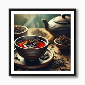 Sovereign Flame Pu Erh Tea Art Print