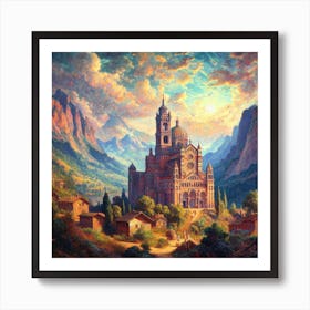 St Michael In The Mountains Art Print