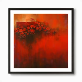 Red Flowers Art Print