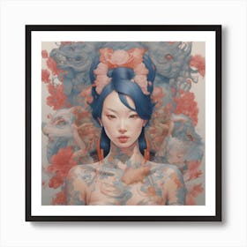 Chinese Woman Art Print