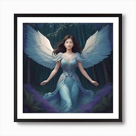 Angel Of The Forest Art Print