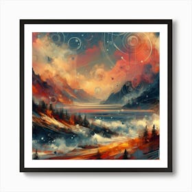 Abstract Horizons 12 Art Print