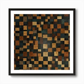 Mosaic Tile Background Art Print