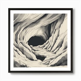 Cave Entrance Art Print