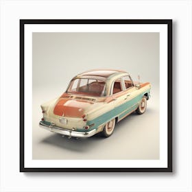 Car Retro Art Print