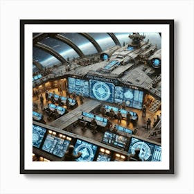 Tytan Class Dreadnought Mobile Command Center Iron Commonwealth Art Print