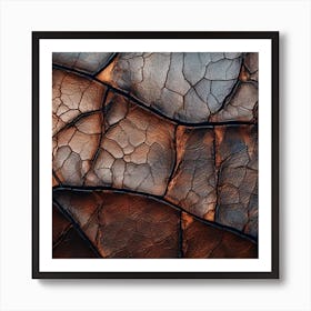 Rusty Leaves Art Print