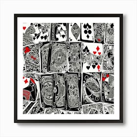 Playing Cards Art Print