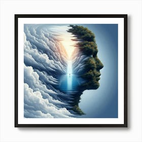 'Clouds' Art Print