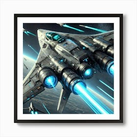 Lunar Talon Interceptor Converted Art Print