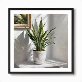 Snake Plant Art Print