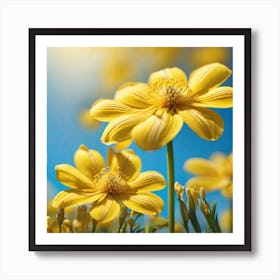 Yellow Flowers 10 Art Print