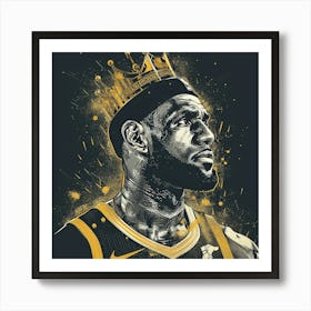 LeBron James Art Print