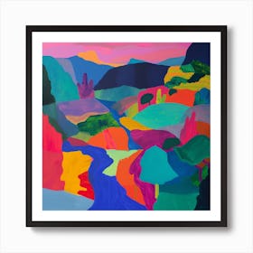 Abstract Travel Collection Chiang Mai Thailand 4 Art Print