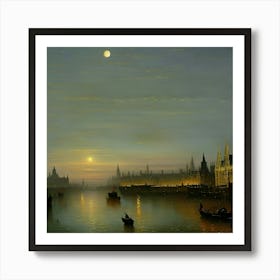 Mr. Pether's London At Night Art Print