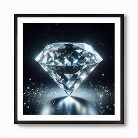Diamond Stock Videos & Royalty-Free Footage 2 Art Print