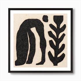 The Gardener Square Art Print