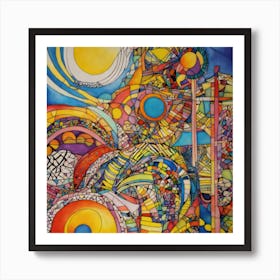 Abstract Painting 1 Art Print