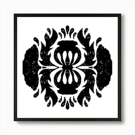 Damask Art Print