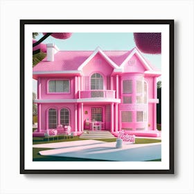 Barbie Dream House (565) Art Print
