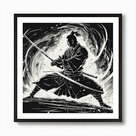 Samurai Art 75 Art Print