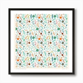 Floral Pattern 1 Art Print