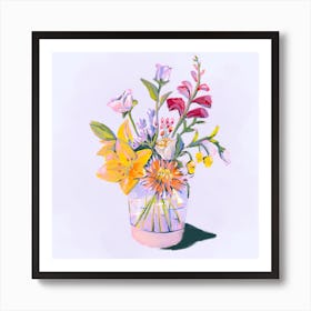 Flowers In A Vase Art Print
