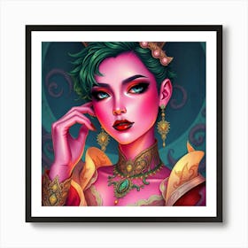 Chinese Empress Art Print