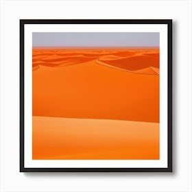 Sahara Countryside Peaceful Landscape (78) Art Print