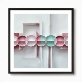 A Beautifully Crafted Minimalist Painting Featu (5) Art Print