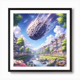 A Meteorite Art Print