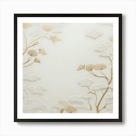 Chinese Paper Flowers Art Print