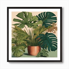 Monster Plants Art Print