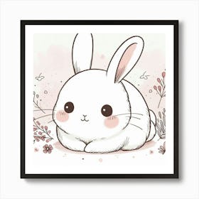 Cute Bunny 2 Art Print